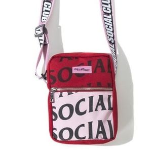 Anti Social Club Side Bag (pink)